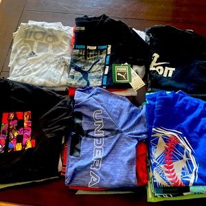 Boys US Medium Size ( 10-12) years old. Twenty T- shirts.